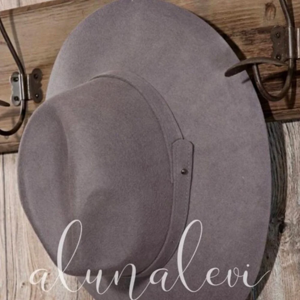 Fedora Hats Pecan or Dark Grey 🎉2×HOST PICK🎉